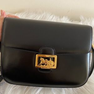 SOLD on other device Celine horse carriage box bag
